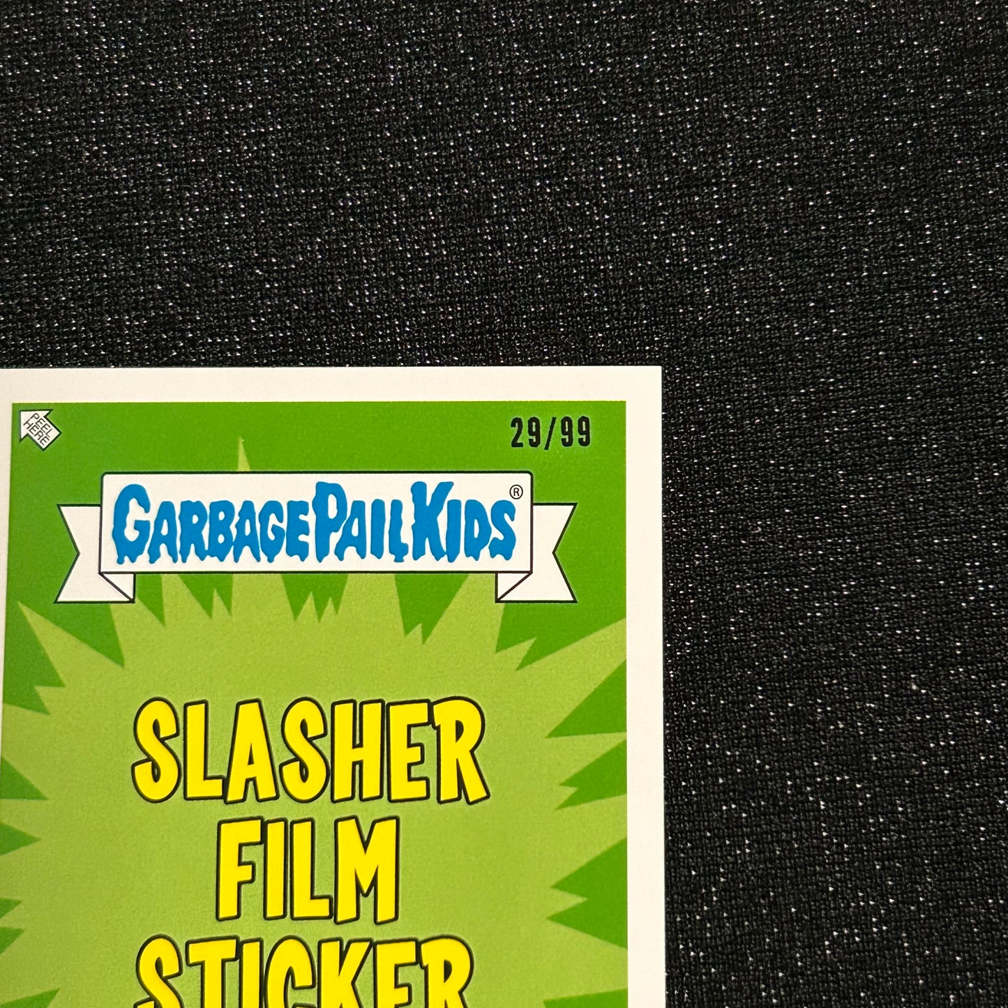 2019 GARBAGE PAIL KIDS REVENGE OF OH THE HORROR-IBLE: PSYCHO KILLIAN 11b SPIT BLUE 29/99 - NM
