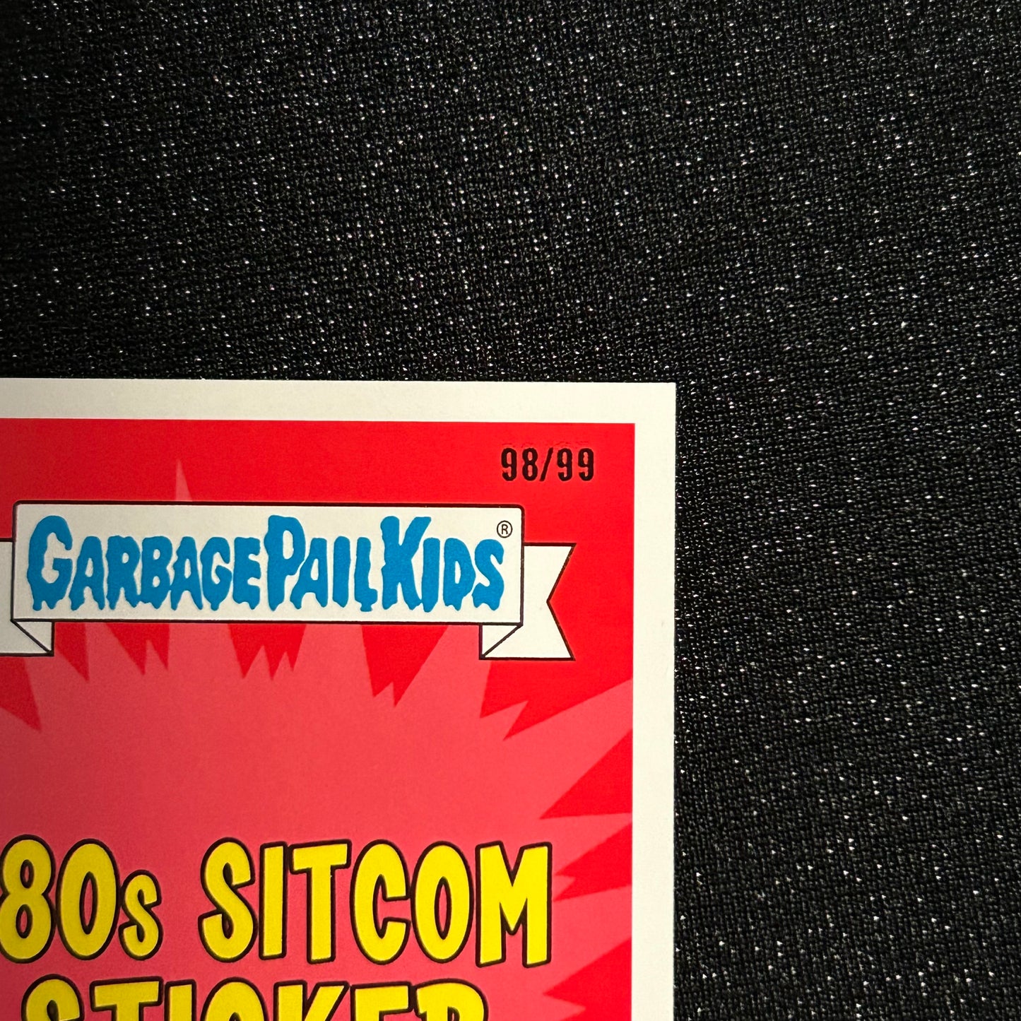 2018 GARBAGE PAIL KIDS WE HATE THE 80's: GRAND GOLDBERG 1b BLUE SPIT 98/99 - NM