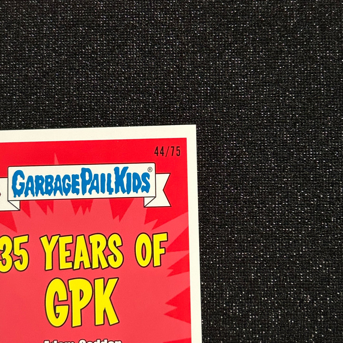 2020 GARBAGE PAIL KIDS 35TH ANNIVERSARY: GUNNER CONTROL 84b BLOODY NOSE RED 44/75 - NM