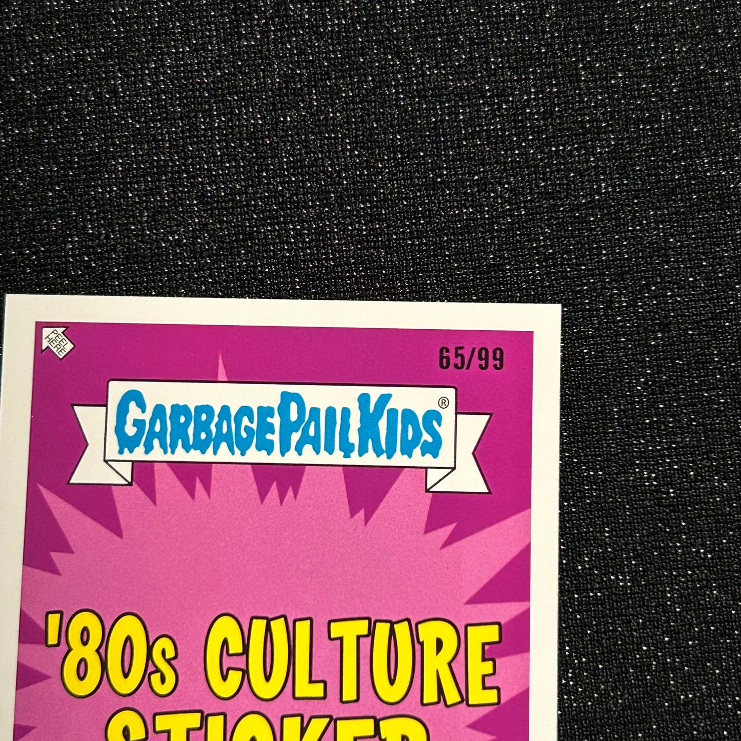 2018 GARBAGE PAIL KIDS WE HATE THE 80's: FOUL FRANKIE 3b BLUE SPIT 65/99 - NM