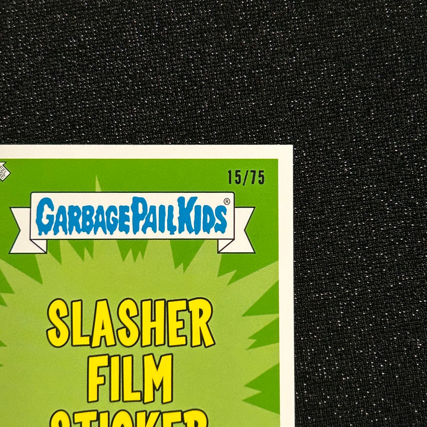 2019 GARBAGE PAIL KIDS REVENGE OF OH THE HORROR-IBLE: BOTTOM OF THE BLAKE 6b BLOODY NOSE RED 15/75 - NM