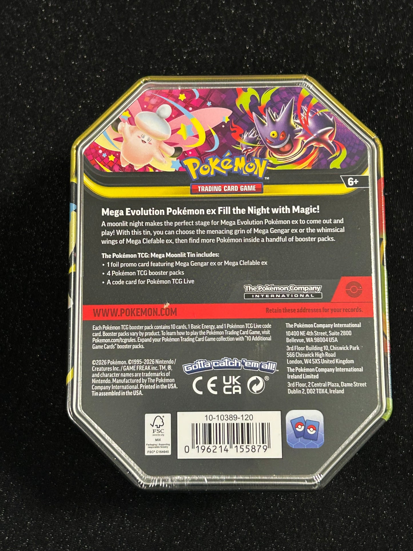 POKÉMON TCG: MEGA GENGAR ex TIN