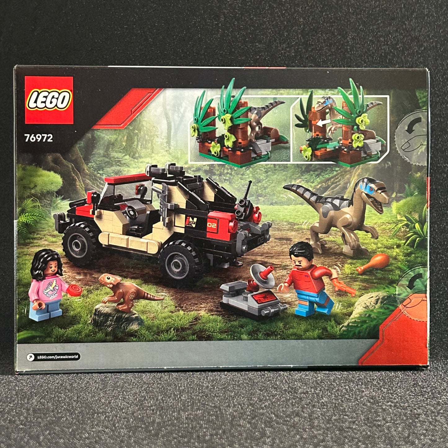 LEGO JURASSIC WORLD 76972: Raptor Off-Road Escape