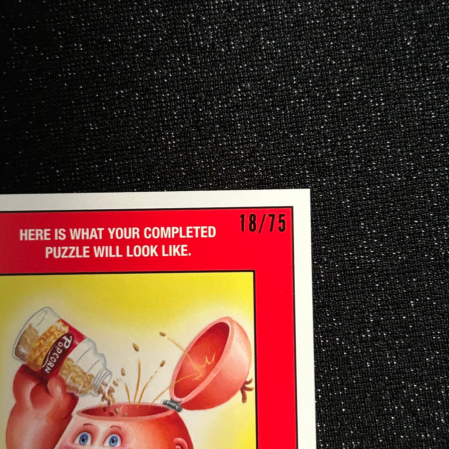 2021 GARBAGE PAIL KIDS FOOD FIGHT: JUNKATARIAN JOHN 25a BLOODY NOSE RED 18/75 - NM