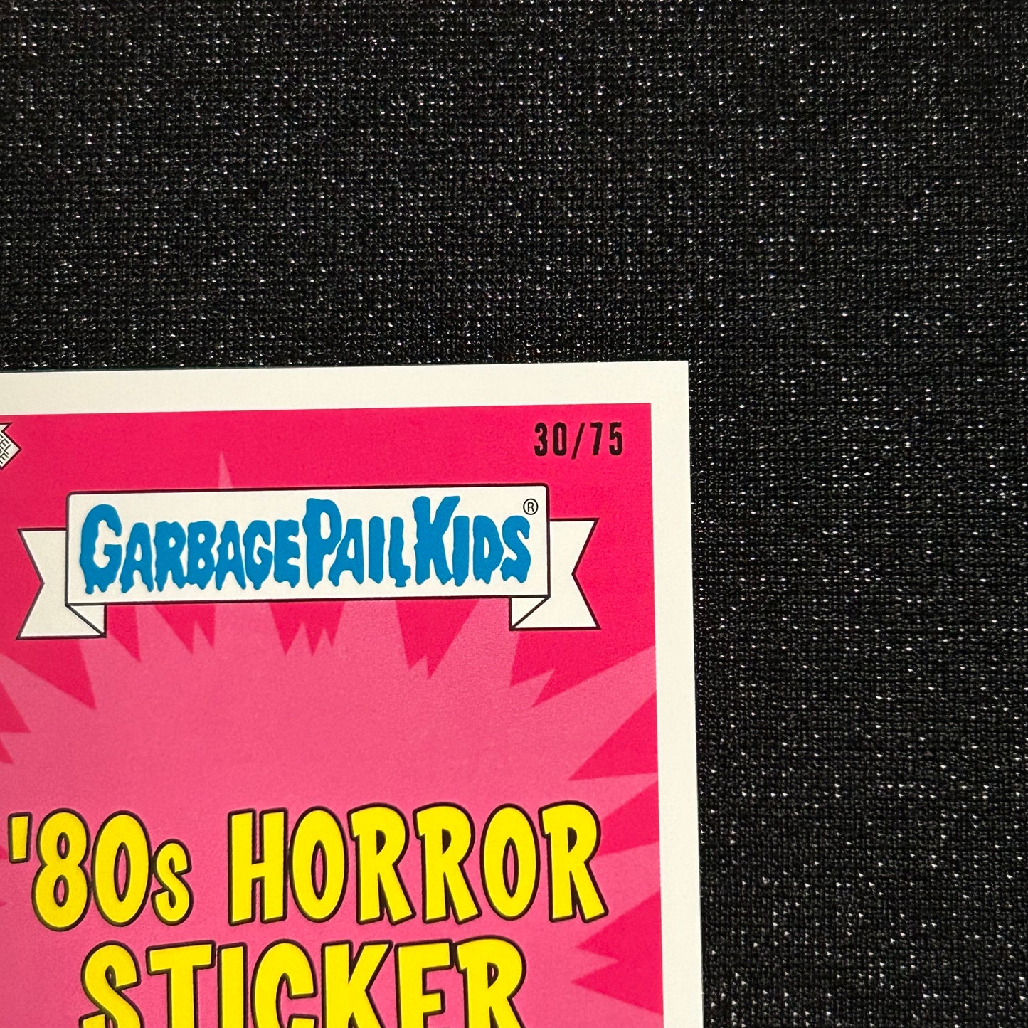 2018 GARBAGE PAIL KIDS OH THE HORROR-IBLE: WERE-WOLFGANG 9a BLOODY NOSE RED 30/75 - NM