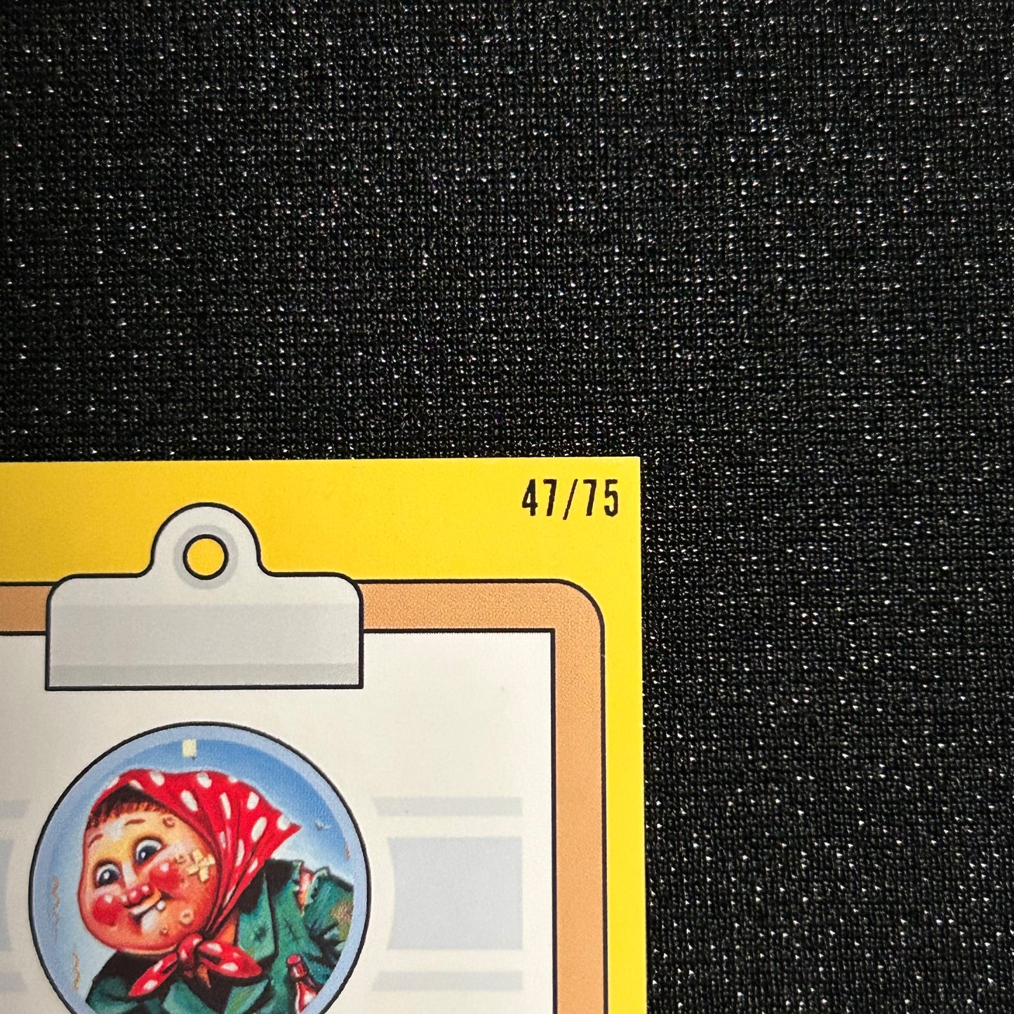 2020 GARBAGE PAIL KIDS 35TH ANNIVERSARY: JACKIE POT 2b BLOODY NOSE RED 47/75 - NM