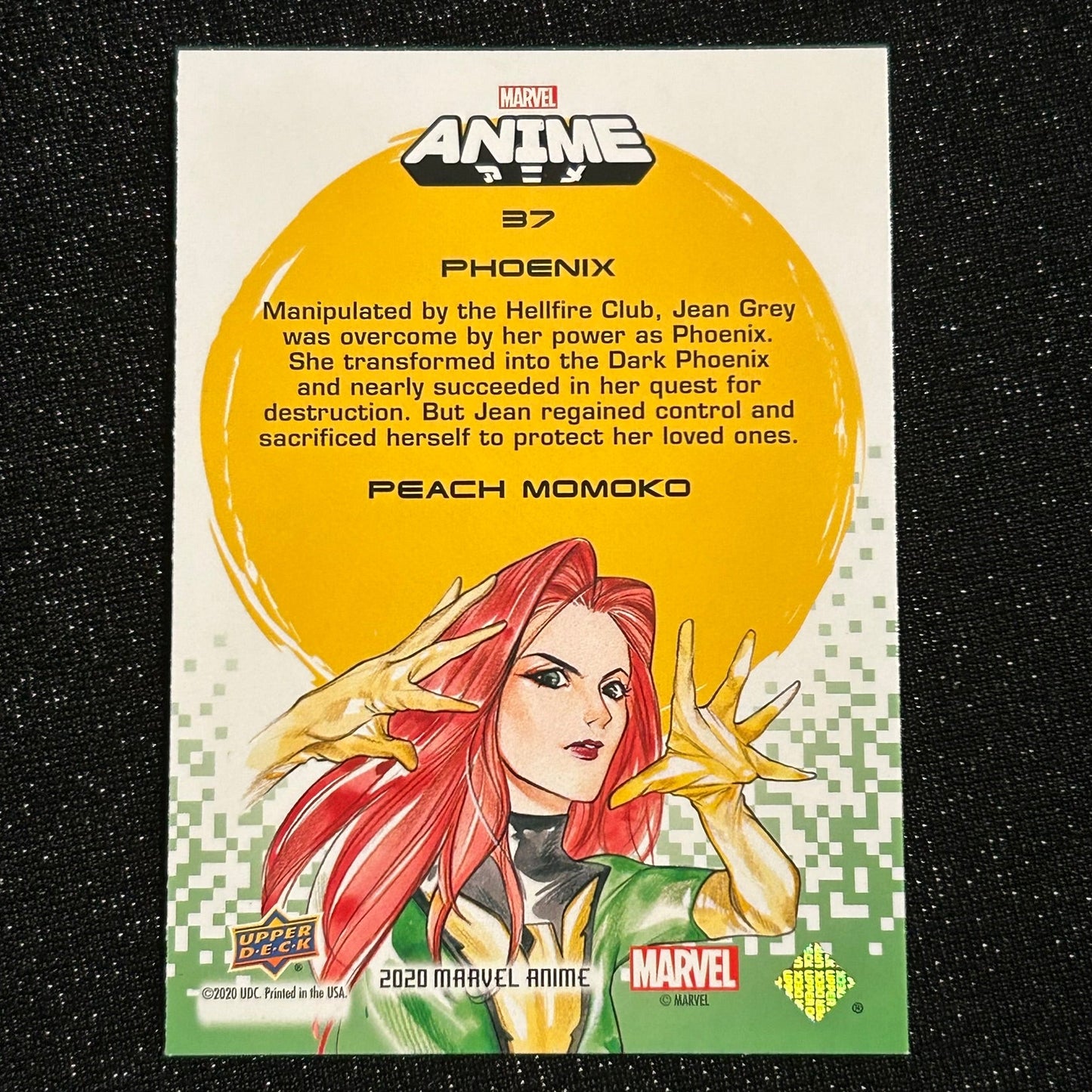 2020 UPPER DECK MARVEL ANIME: PHOENIX #37 HYPER MOSAIC - NM