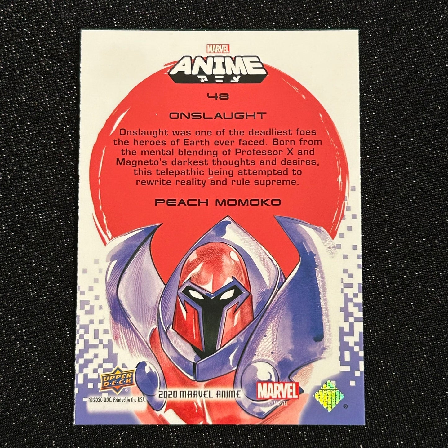 2020 UPPER DECK MARVEL ANIME: ONSLAUGHT #48 HYPER MOSAIC - NM