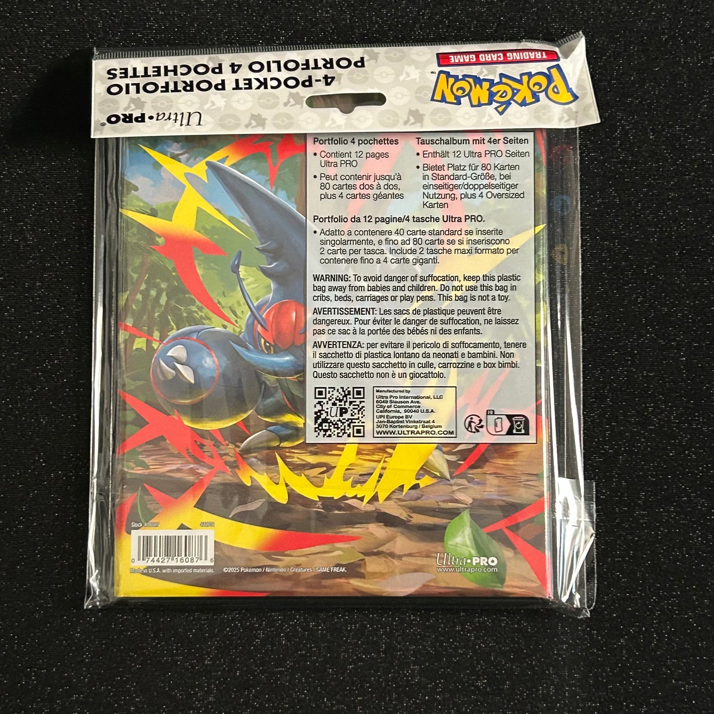 ULTRA PRO: POKÉMON 4-POCKET PORTFOLIO [M GENGAR & M HERACROSS]