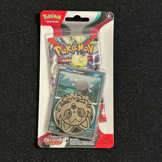POKÉMON TCG OBSIDIAN FLAMES: SINGLE PACK BLISTER [Paldean Wooper]