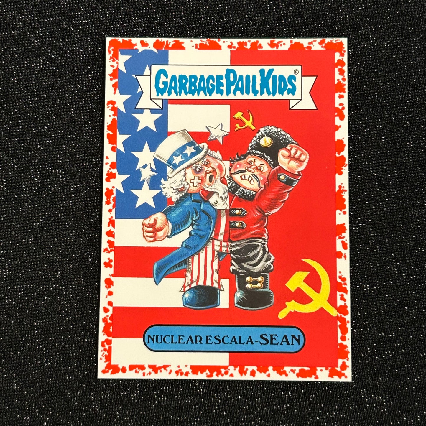 2018 GARBAGE PAIL KIDS WE HATE THE 80's: NUCLEAR ESCALA-SEAN 5b BLOODY NOSE RED 14/75 - NM