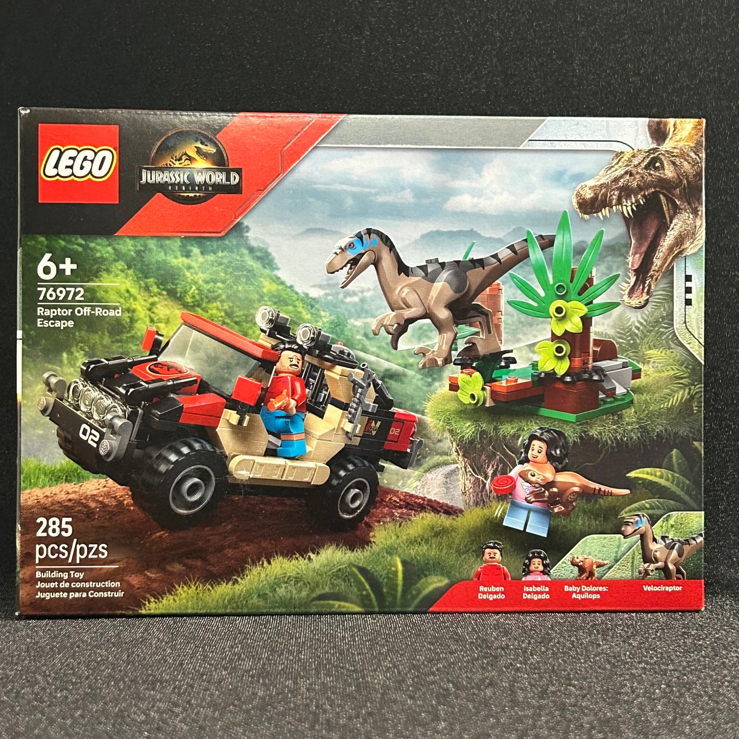 LEGO JURASSIC WORLD 76972: Raptor Off-Road Escape