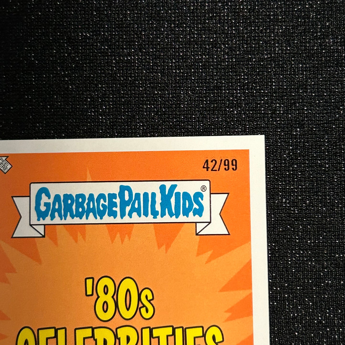 2018 GARBAGE PAIL KIDS WE HATE THE 80's: FOOTY FRED 8a BLUE SPIT 42/99 - NM