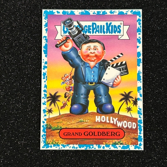 2018 GARBAGE PAIL KIDS WE HATE THE 80's: GRAND GOLDBERG 1b BLUE SPIT 98/99 - NM