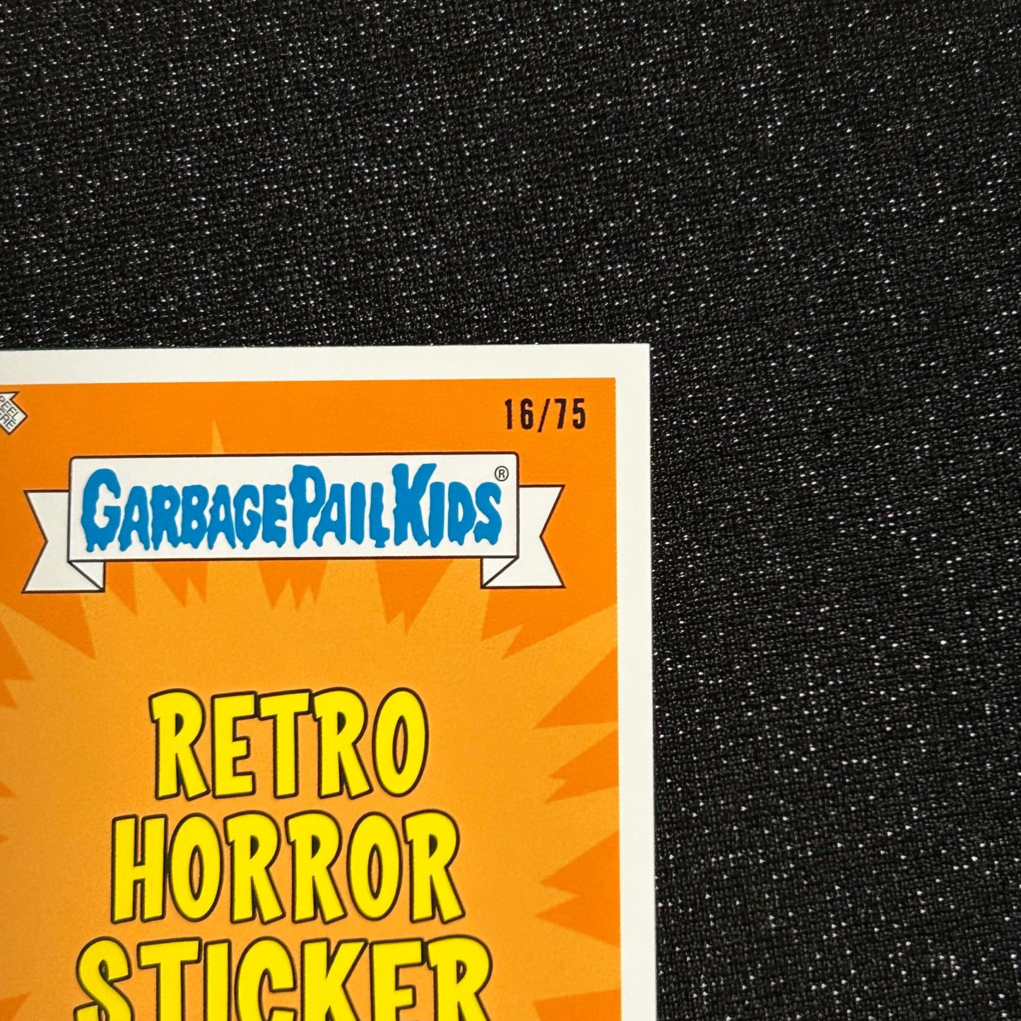 2019 GARBAGE PAIL KIDS REVENGE OF OH THE HORROR-IBLE: ZEKE FREAK 3b BLOODY NOSE RED 16/75 - NM
