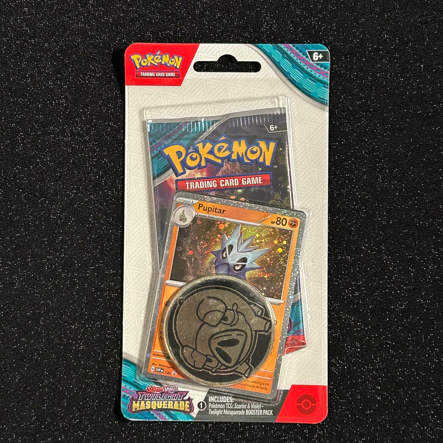 POKÉMON TCG TWILIGHT MASQUERADE: SINGLE PACK BLISTER [Pupitar]