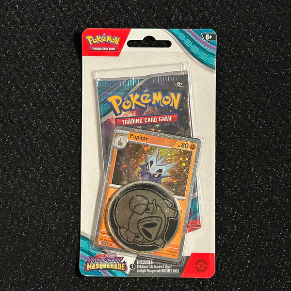 POKÉMON TCG TWILIGHT MASQUERADE: SINGLE PACK BLISTER [Pupitar]