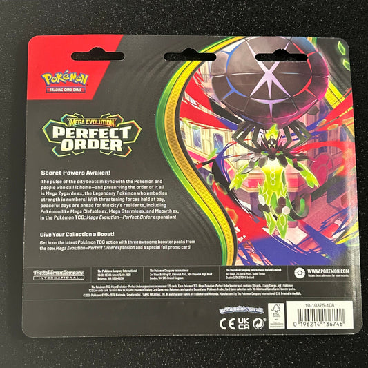 POKÉMON TCG PERFECT ORDER: 3-PACK BLISTER [Chikorita]