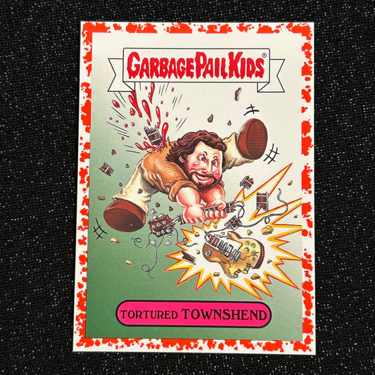 2017 GARBAGE PAIL KIDS BATTLE OF THE BANDS: TORTURED TOWNSHEND 11b BLOODY NOSE RED 48/75 - NM