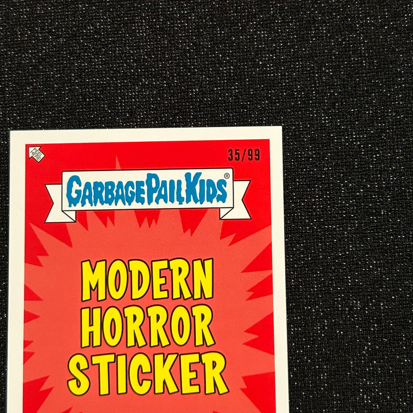 2018 GARBAGE PAIL KIDS OH THE HORROR-IBLE: OUIJA WALT 4a SPIT BLUE 35/99 - NM