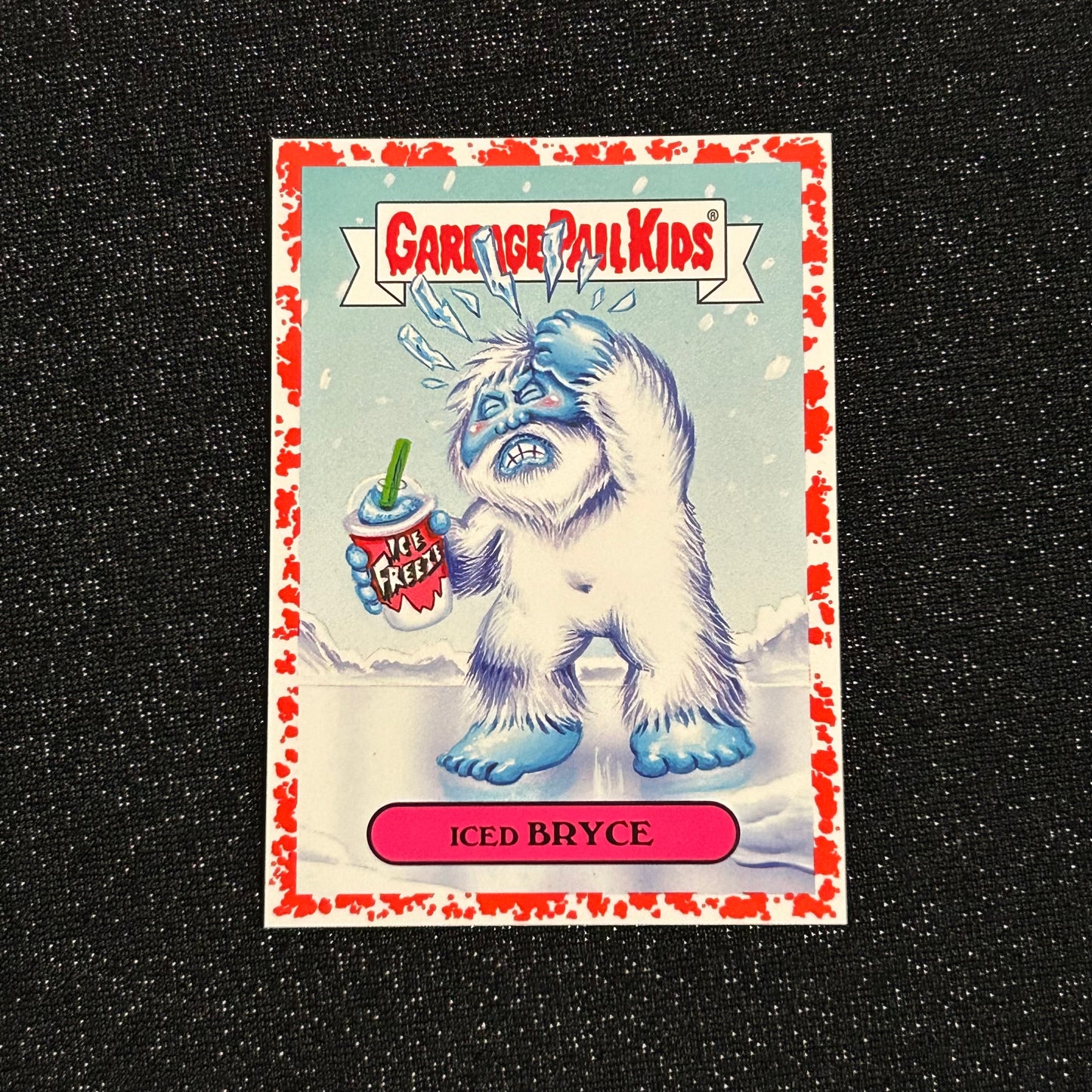2018 GARBAGE PAIL KIDS OH THE HORROR-IBLE: ICED BRYCE 7b BLOODY NOSE RED 54/75 - NM