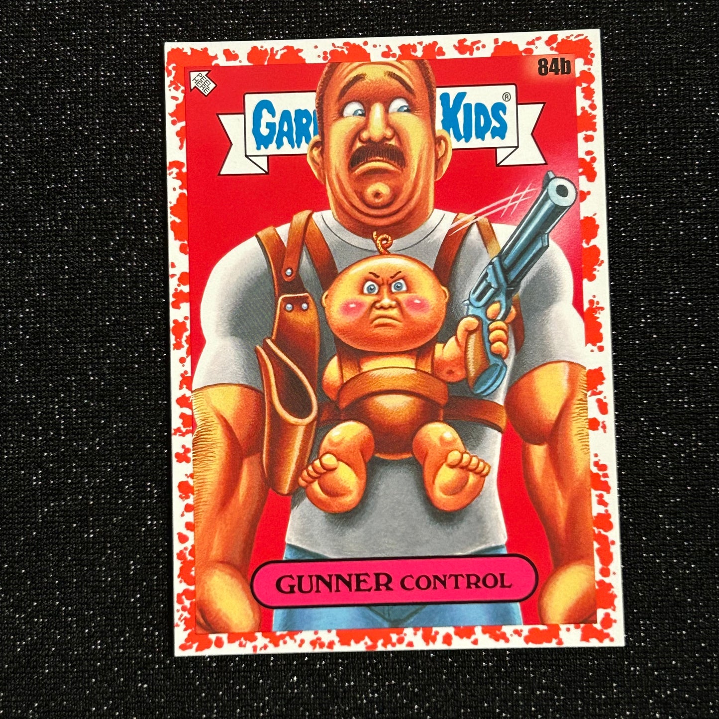 2020 GARBAGE PAIL KIDS 35TH ANNIVERSARY: GUNNER CONTROL 84b BLOODY NOSE RED 44/75 - NM