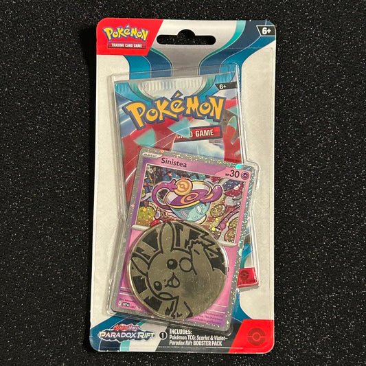 POKÉMON TCG PARADOX RIFT: SINGLE PACK BLISTER [Sinistea]