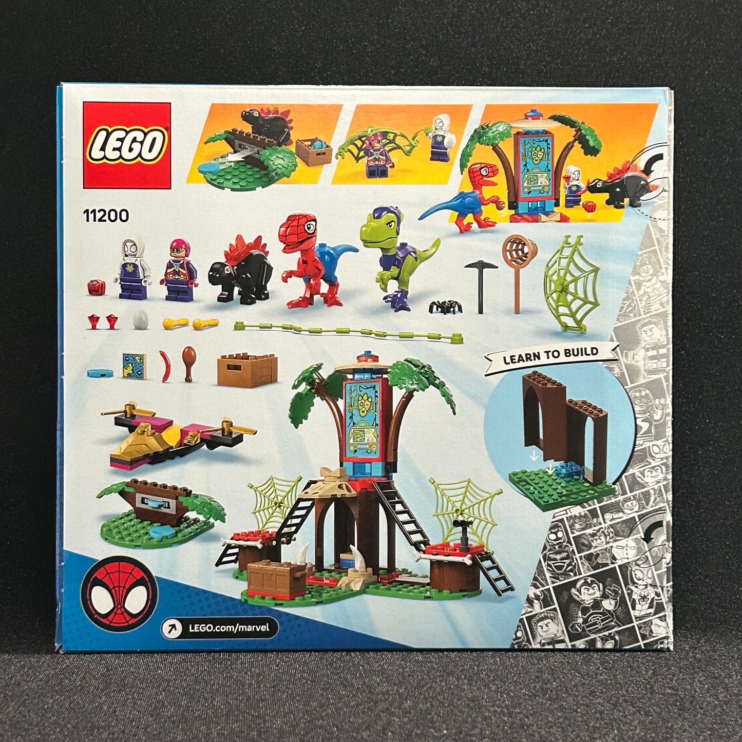 LEGO MARVEL 11200: Spidey and Gobby's Raptor Battle at Tree House HQ