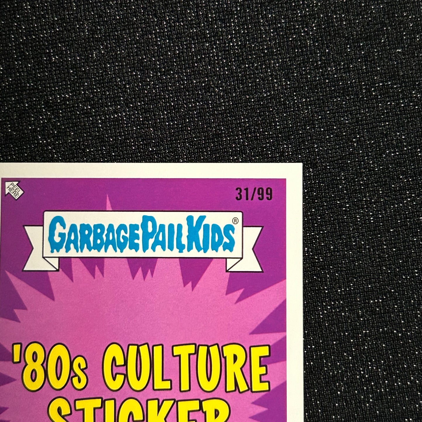 2018 GARBAGE PAIL KIDS WE HATE THE 80's: LOATHSOME LISA 3a BLUE SPIT 31/99 - NM