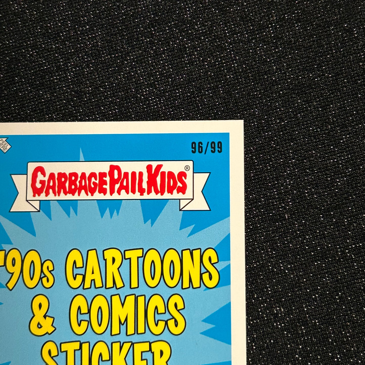 2019 GARBAGE PAIL KIDS WE HATE THE 90's: SPACE CHASE 8a BLUE SPIT 96/99 - NM