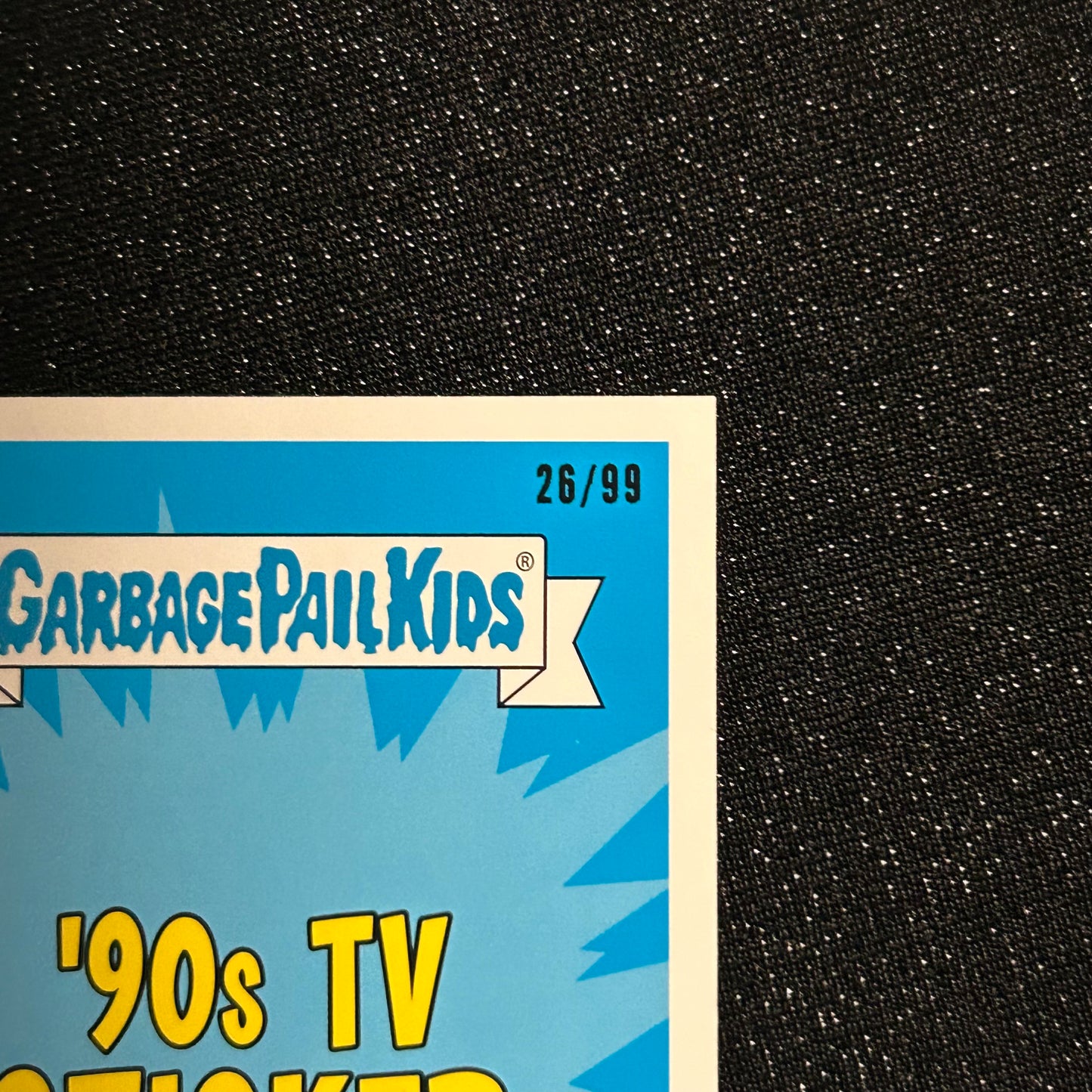 2019 GARBAGE PAIL KIDS WE HATE THE 90's: RANCID ROSIE 3b BLUE SPIT 26/99 - NM