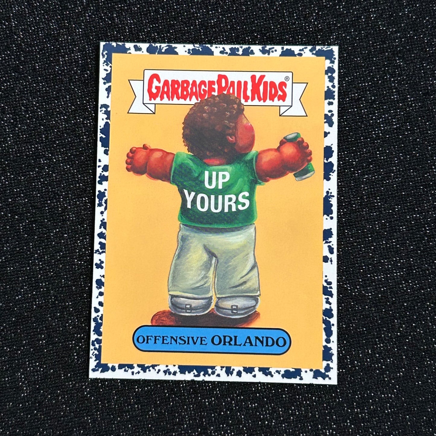 2019 GARBAGE PAIL KIDS WE HATE THE 90's: OFFENSIVE ORLANDO 10b BLACK & BRUISED - NM