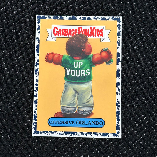 2019 GARBAGE PAIL KIDS WE HATE THE 90's: OFFENSIVE ORLANDO 10b BLACK & BRUISED - NM