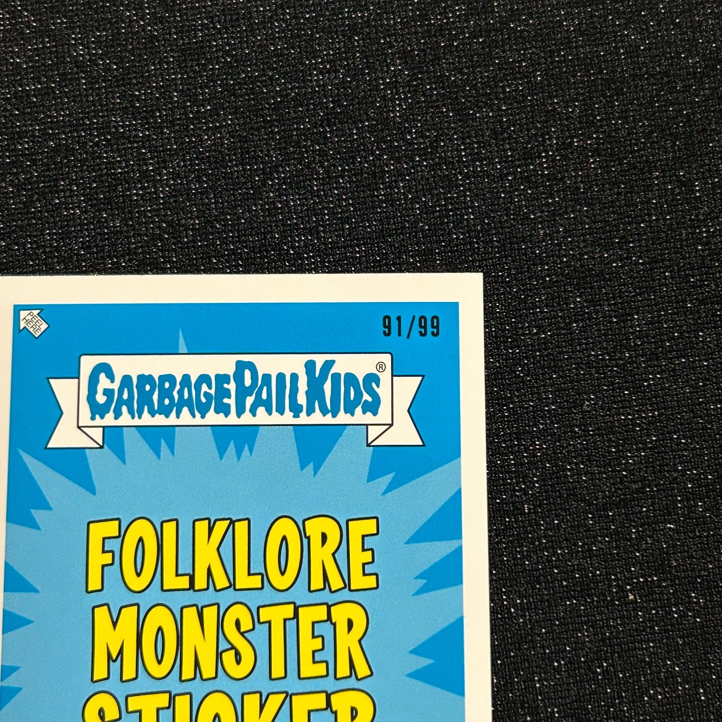 2019 GARBAGE PAIL KIDS REVENGE OF OH THE HORROR-IBLE: SLENDER SLADE 3a SPIT BLUE 91/99 - NM