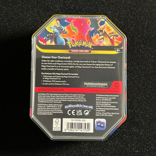 POKÉMON TCG: MEGA CHARIZARD X ex TIN