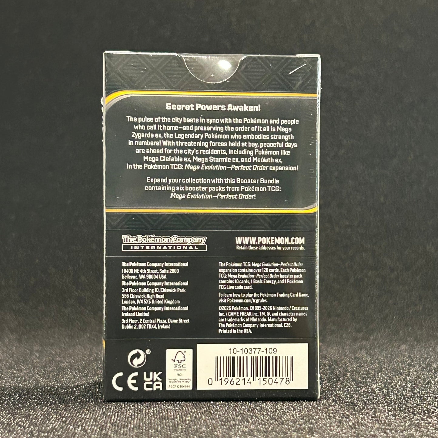 POKÉMON TCG PERFECT ORDER: BOOSTER BUNDLE