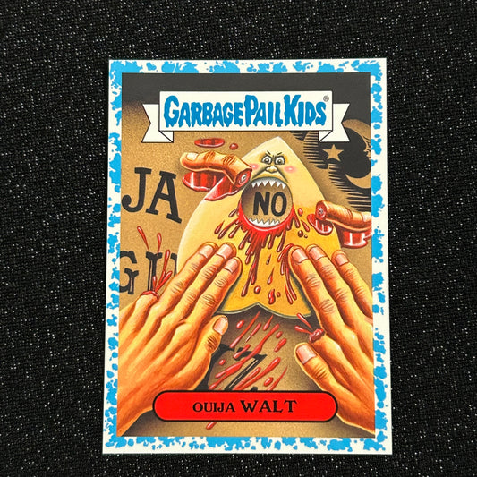 2018 GARBAGE PAIL KIDS OH THE HORROR-IBLE: OUIJA WALT 4a SPIT BLUE 35/99 - NM