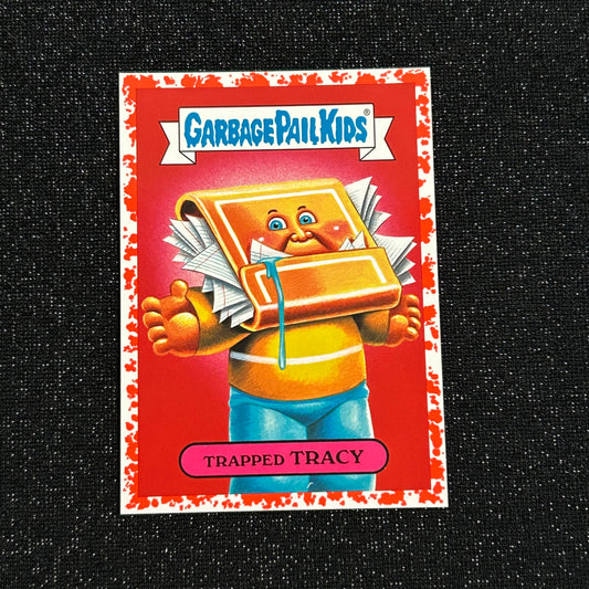 2018 GARBAGE PAIL KIDS WE HATE THE 80's: TRAPPED TRACY 4a BLOODY NOSE RED 56/75 - NM