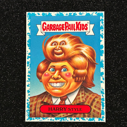 2017 GARBAGE PAIL KIDS BATTLE OF THE BANDS: HARRY STYLE 15a SPIT BLUE 10/99 - NM