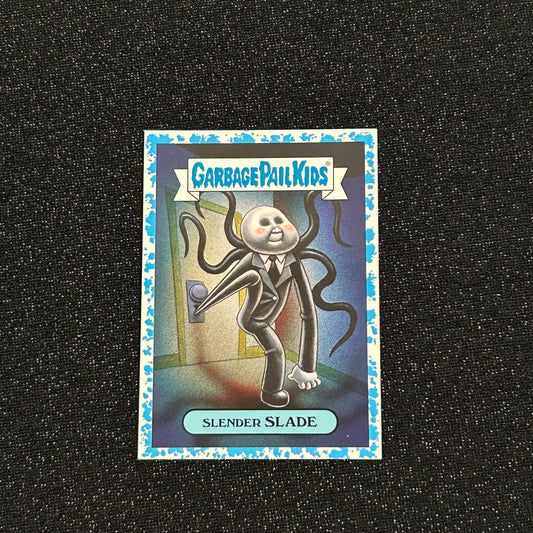 2019 GARBAGE PAIL KIDS REVENGE OF OH THE HORROR-IBLE: SLENDER SLADE 3a SPIT BLUE 91/99 - NM