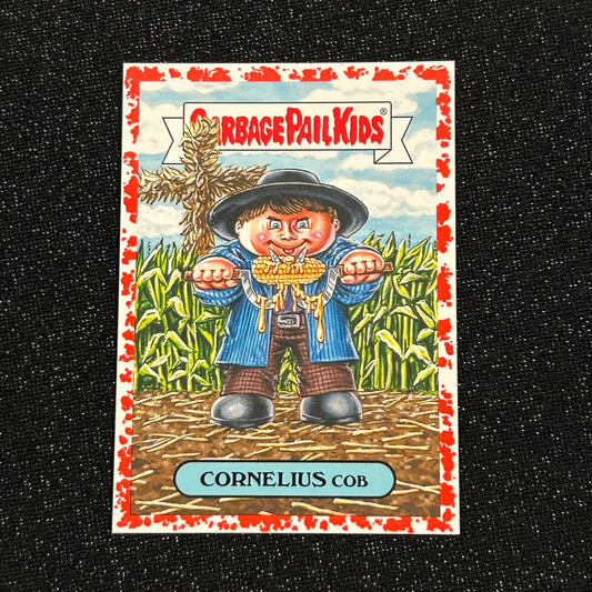 2018 GARBAGE PAIL KIDS OH THE HORROR-IBLE: CORNELIUS COB 15b BLOODY NOSE RED 48/75 - NM