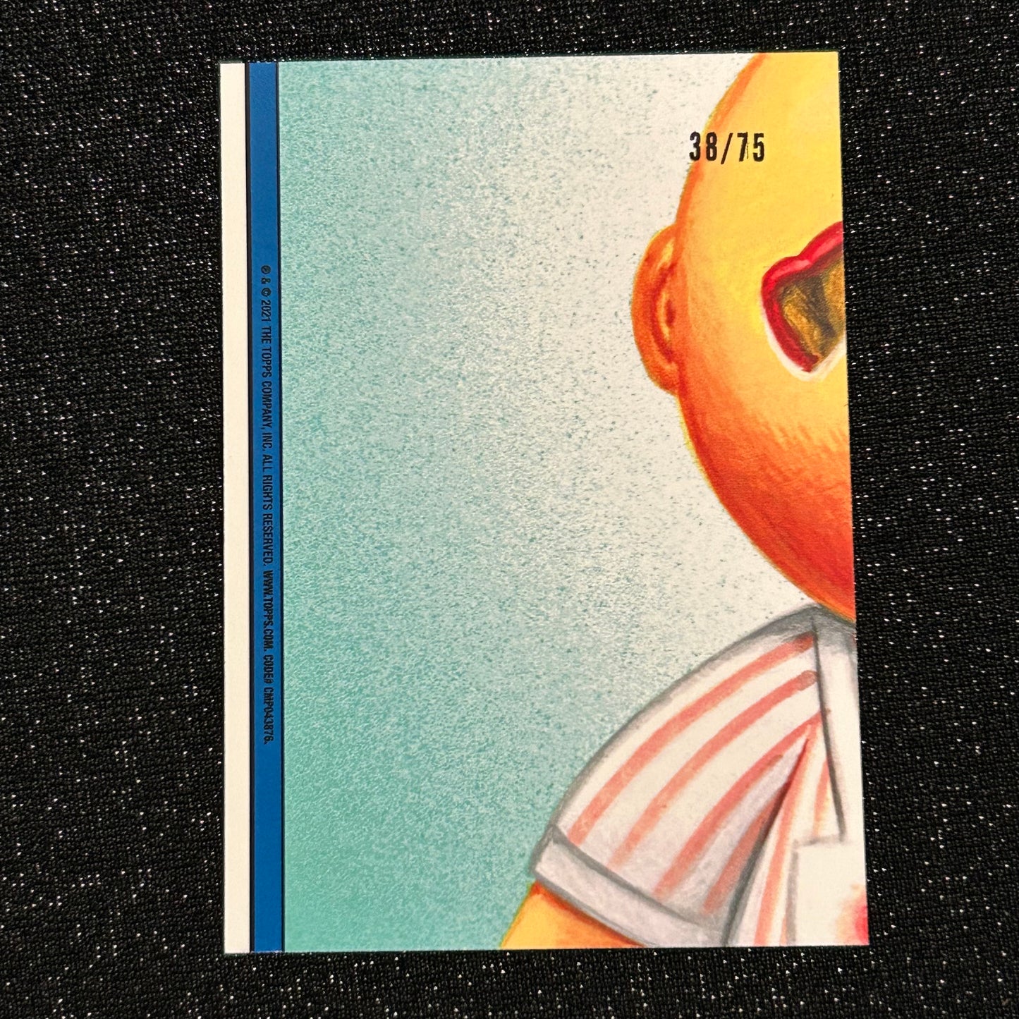 2021 GARBAGE PAIL KIDS FOOD FIGHT: MM MM GOODEN 11b BLOODY NOSE RED 38/75 - NM
