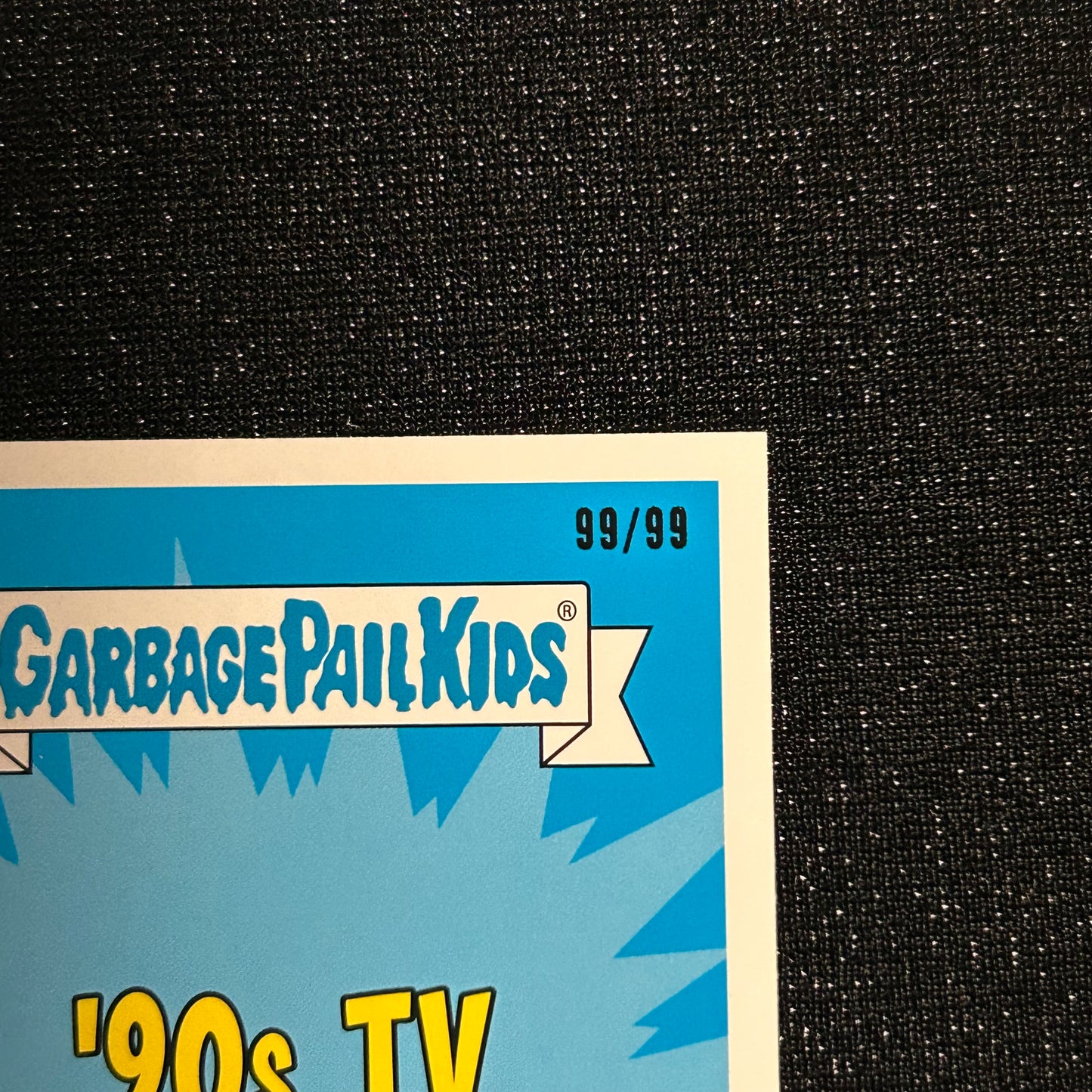 2019 GARBAGE PAIL KIDS REVENGE WE HATE THE 90's: FAMI-LEE 6b BLUE SPIT 99/99 (BOOKEND) - NM