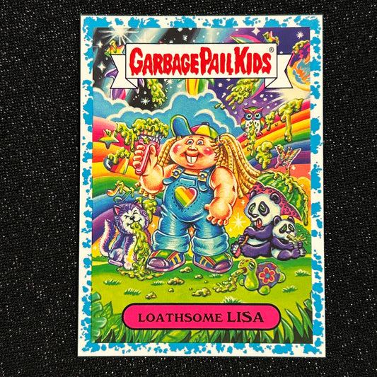 2018 GARBAGE PAIL KIDS WE HATE THE 80's: LOATHSOME LISA 3a BLUE SPIT 31/99 - NM