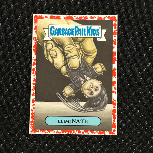 2018 GARBAGE PAIL KIDS OH THE HORROR-IBLE: ELIMI NATE 2b BLOODY NOSE RED 33/75 - NM