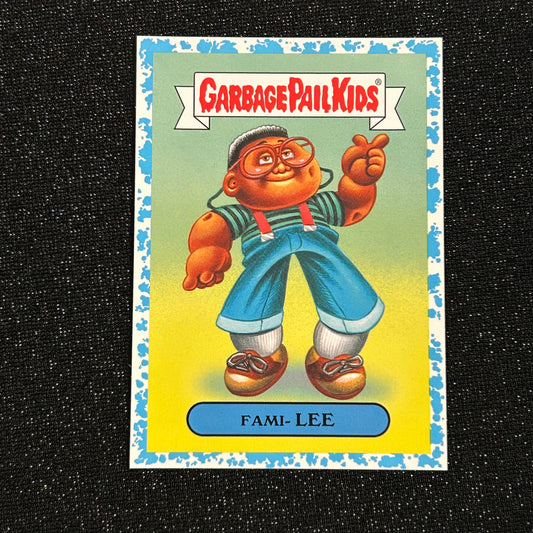 2019 GARBAGE PAIL KIDS REVENGE WE HATE THE 90's: FAMI-LEE 6b BLUE SPIT 99/99 (BOOKEND) - NM