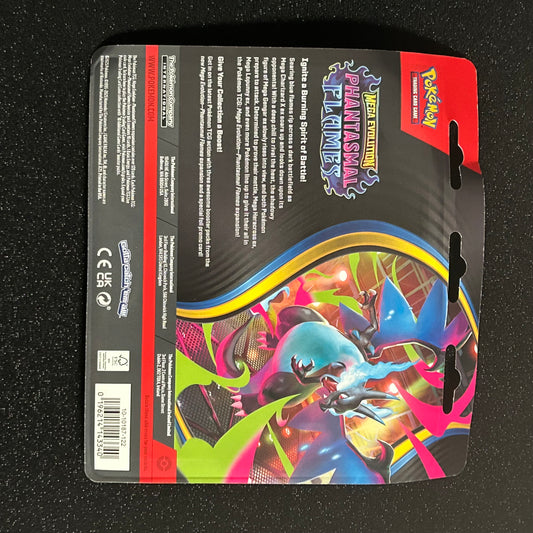 POKÉMON TCG PHANTASMAL FLAMES:3 PACK BLISTER [Weavile]