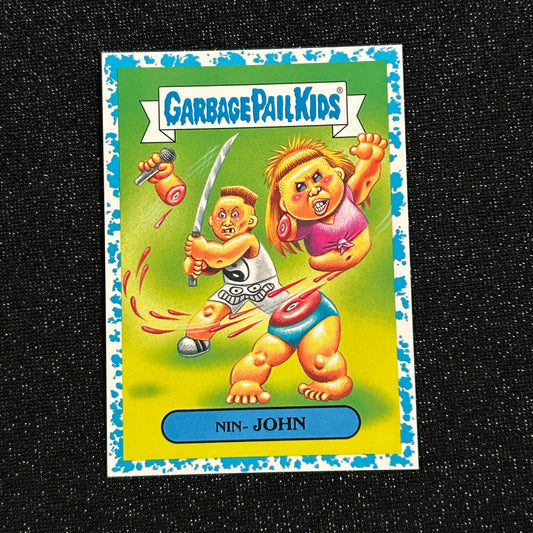 2017 GARBAGE PAIL KIDS BATTLE OF THE BANDS: NIN. JOHN 6b SPIT BLUE 37/99 - NM