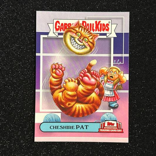 2022 TOPPS INTERNATIONAL TRADING CARD DAY GARBAGE PAIL KIDS: CHESHIRE PAT GPKB-12 - NM