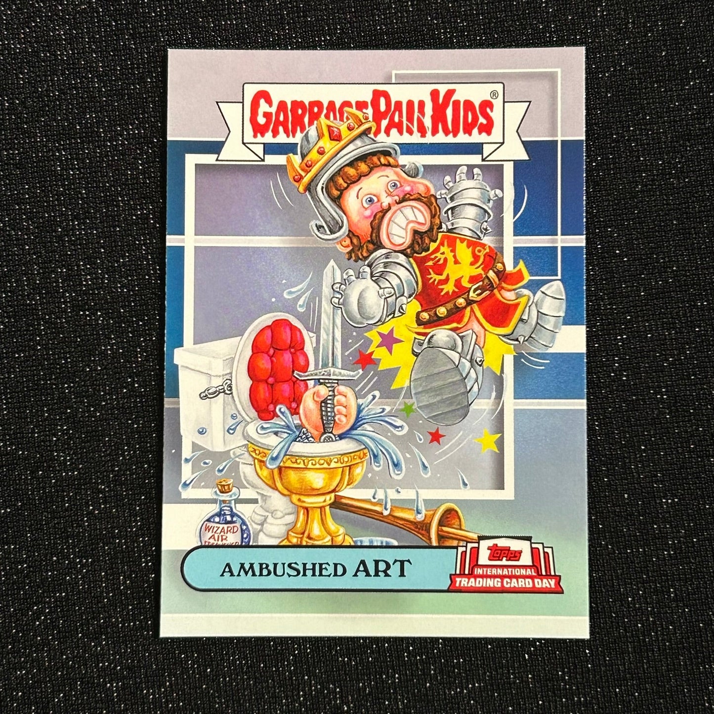 2022 TOPPS INTERNATIONAL TRADING CARD DAY GARBAGE PAIL KIDS: AMBUSHED ART GPKB-15 -NM